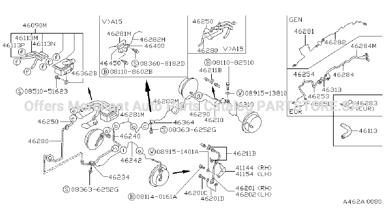 Brake Piping Control Piping