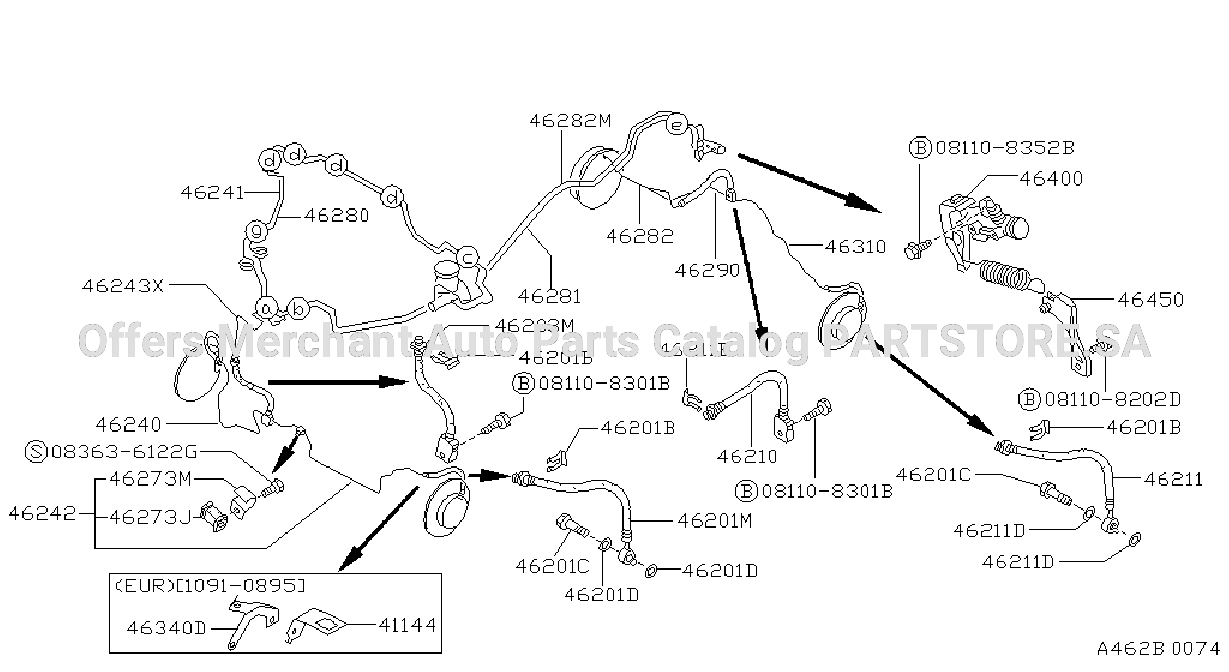 Brake Piping Control Piping