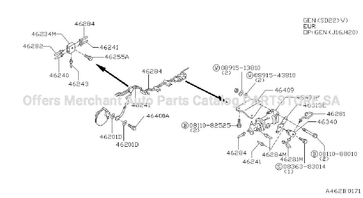 Brake Piping Control Valve Assy