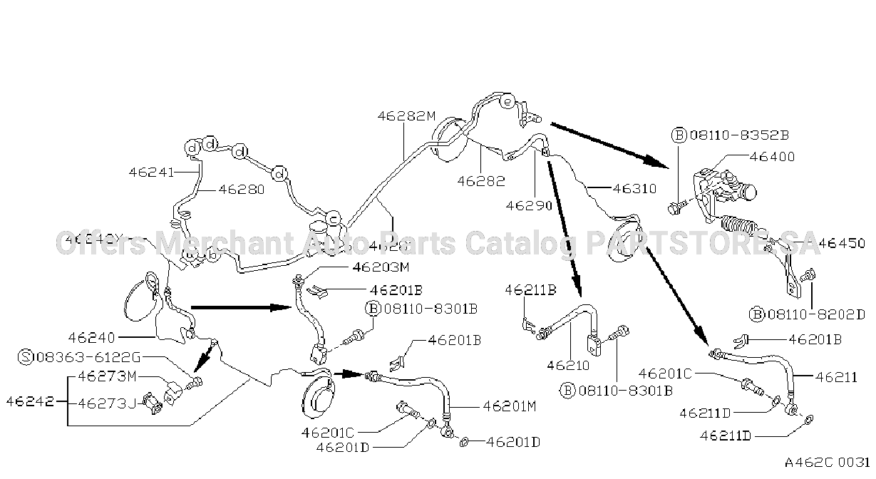 Brake Piping Control Piping