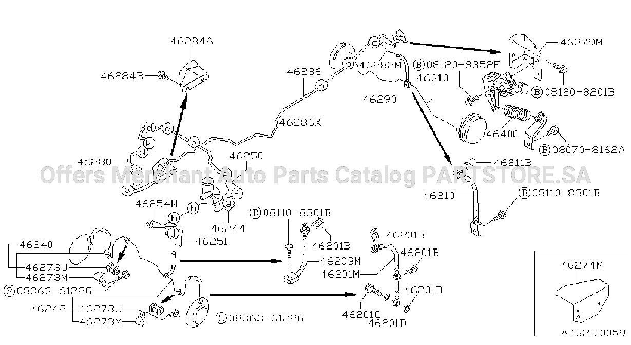 Brake Piping Control Piping