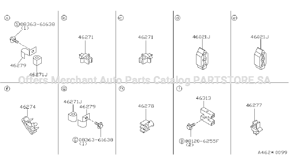 Brake Piping Control Clip