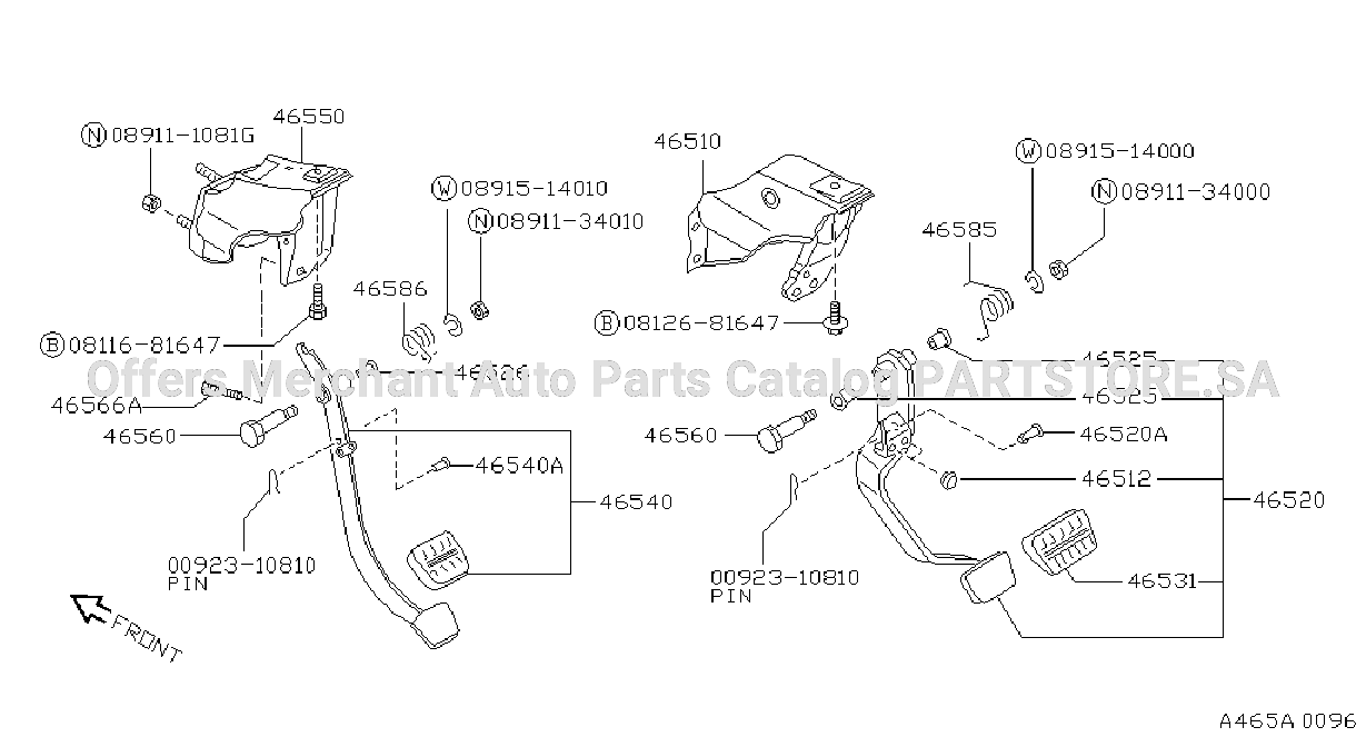 Brake Clutch Pedal