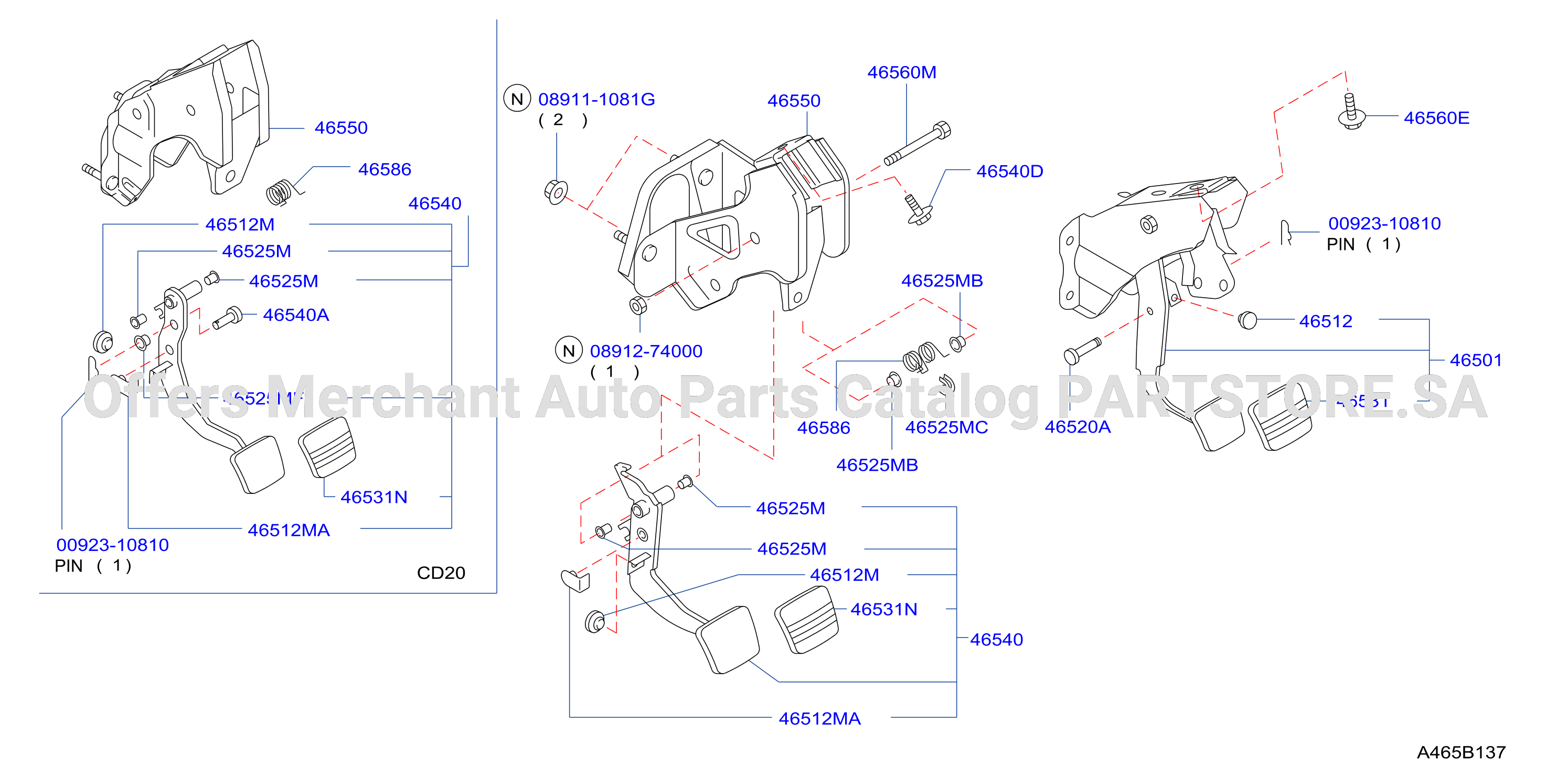 Brake Clutch Pedal
