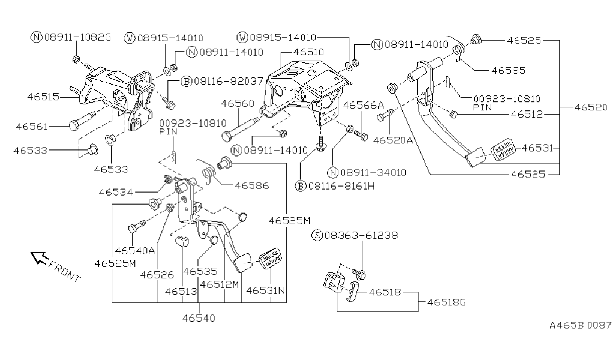 Brake Clutch Pedal