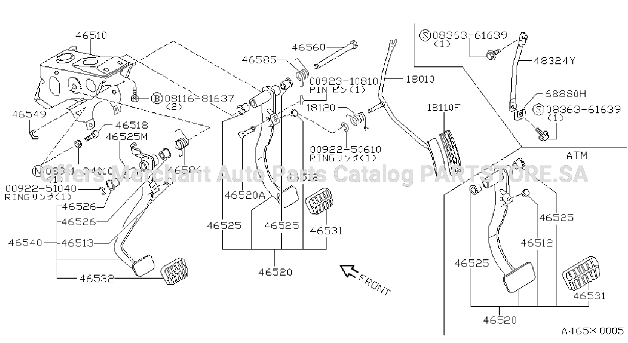 Brake Clutch Pedal