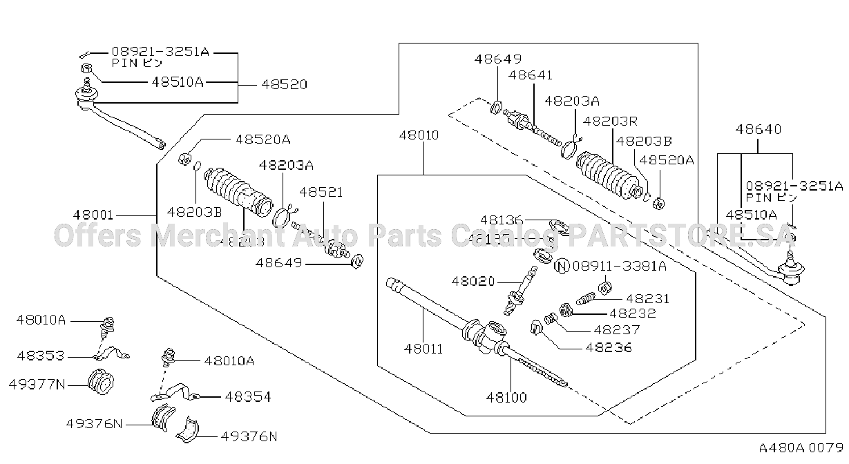 Manual Steering Gear Non Power Steering