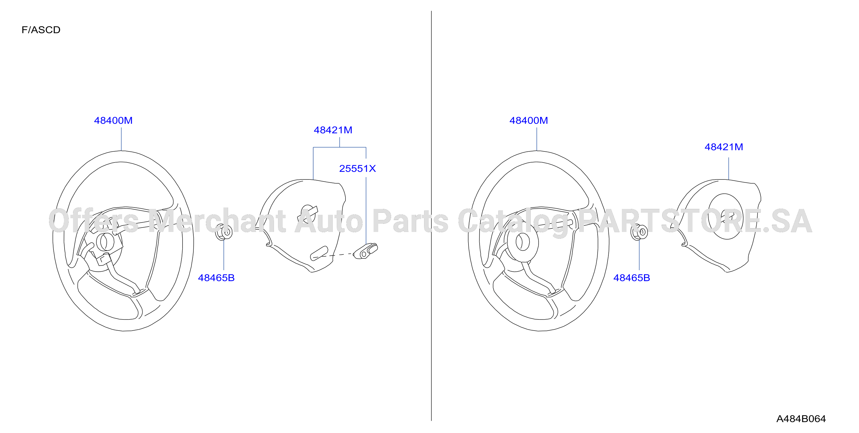 Steering Wheel 3 Spoke F / Leater