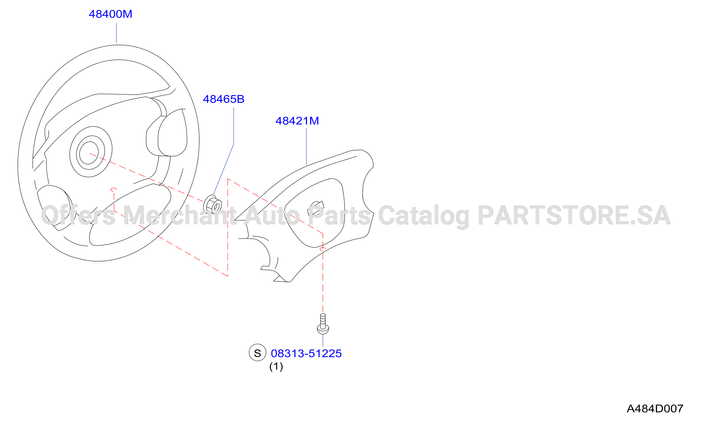 Steering Wheel Air Bag Less
