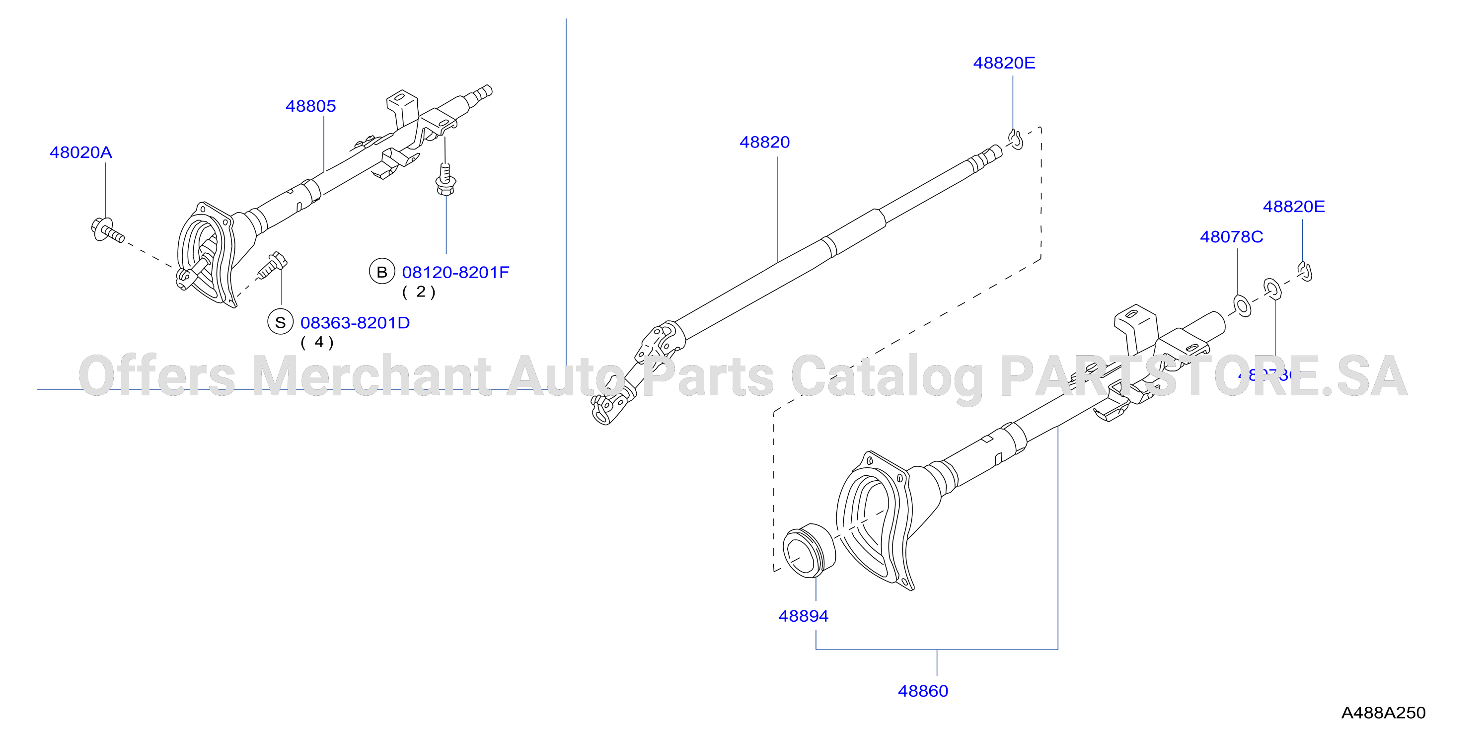 Steering Column F / Manual Steering