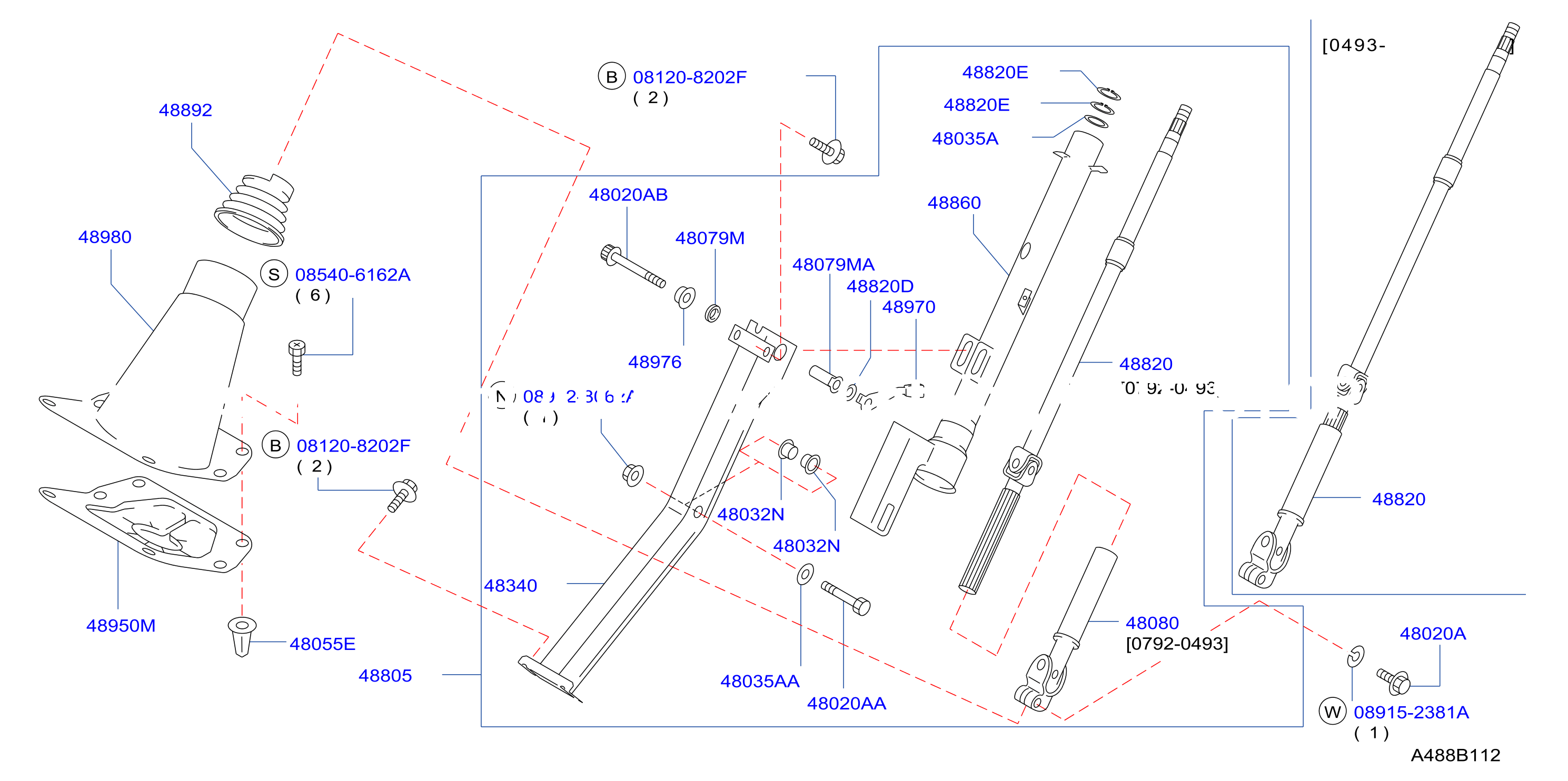 Steering Column F / Pwr Strg
