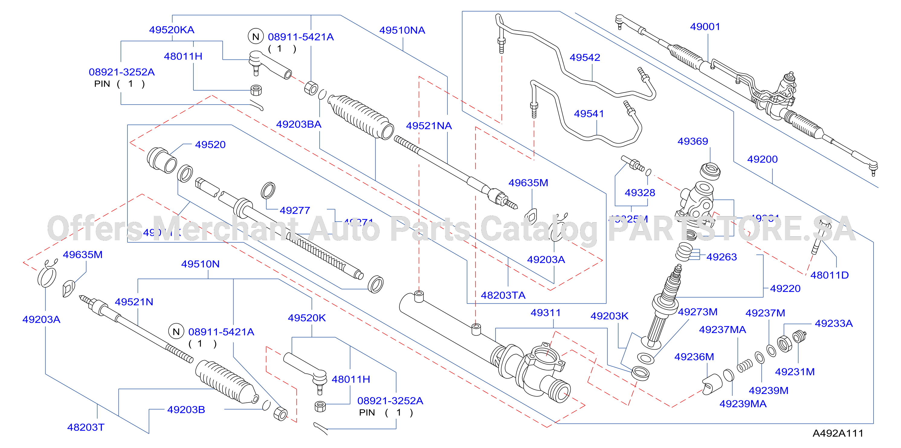 Power Steering Gear F / Pwr Strg