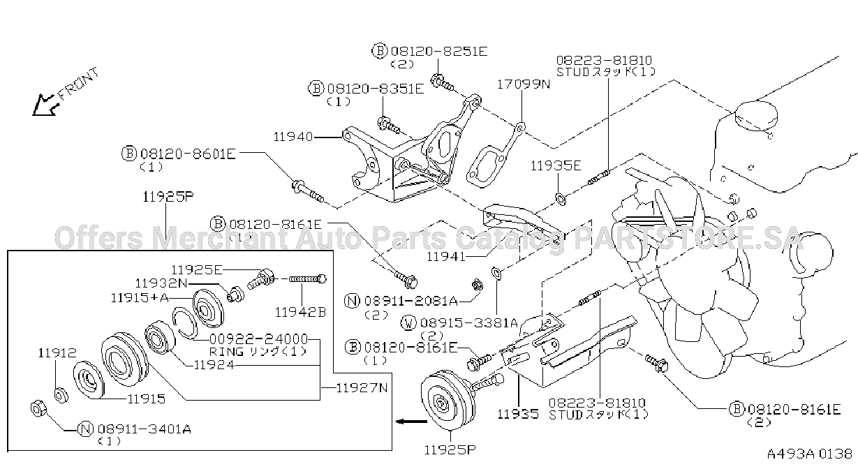 Power Steering Pump Mounting