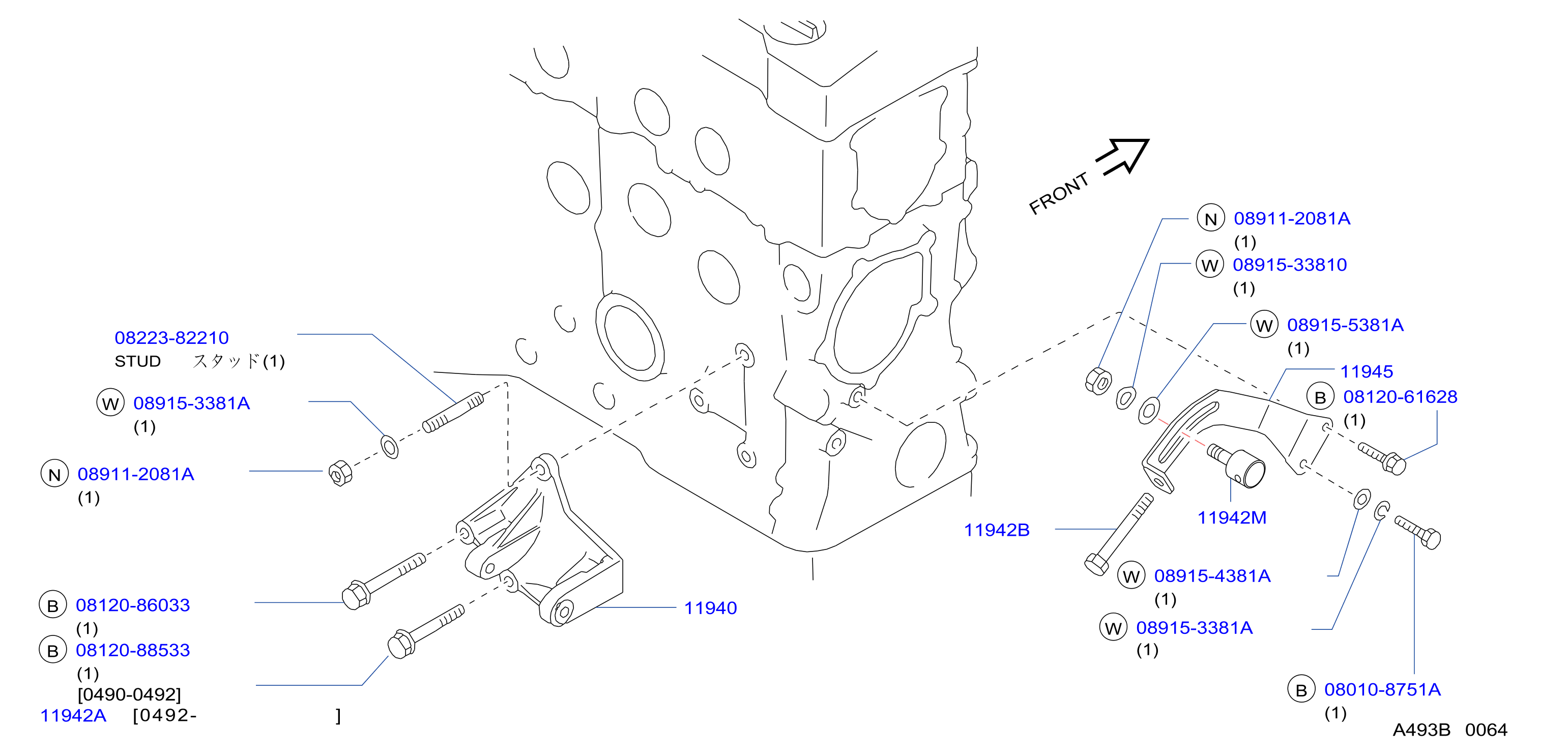 Power Steering Pump Mounting