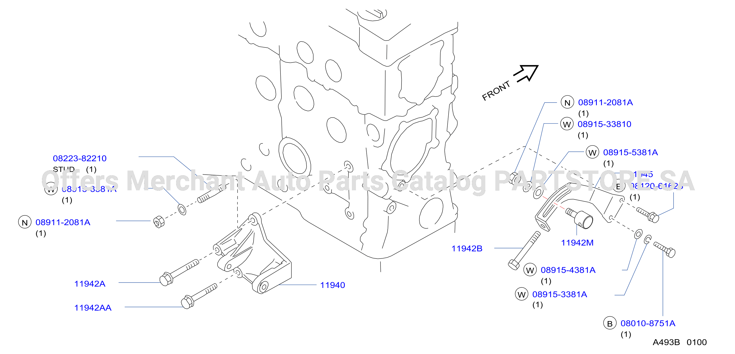 Power Steering Pump Mounting