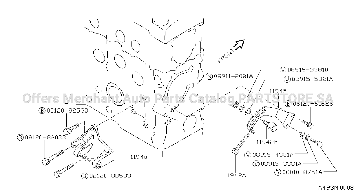 Power Steering Pump Mounting