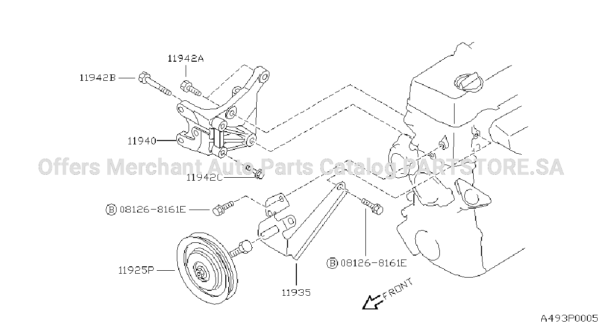 Power Steering Pump Mounting