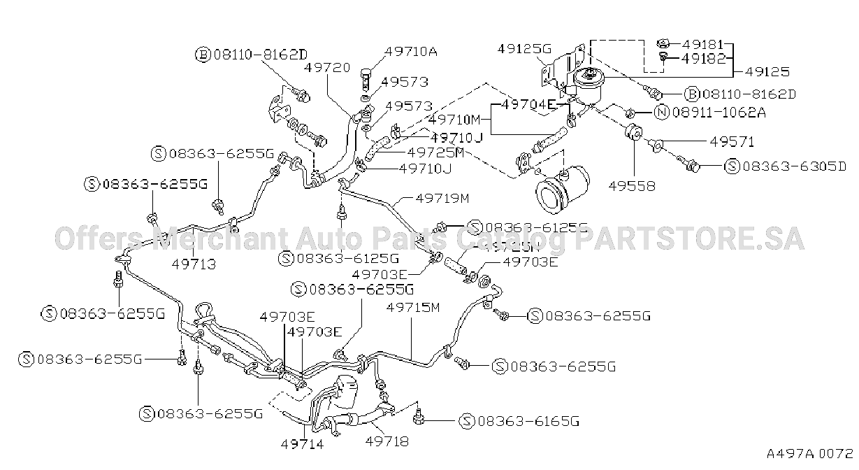 Power Steering Piping
