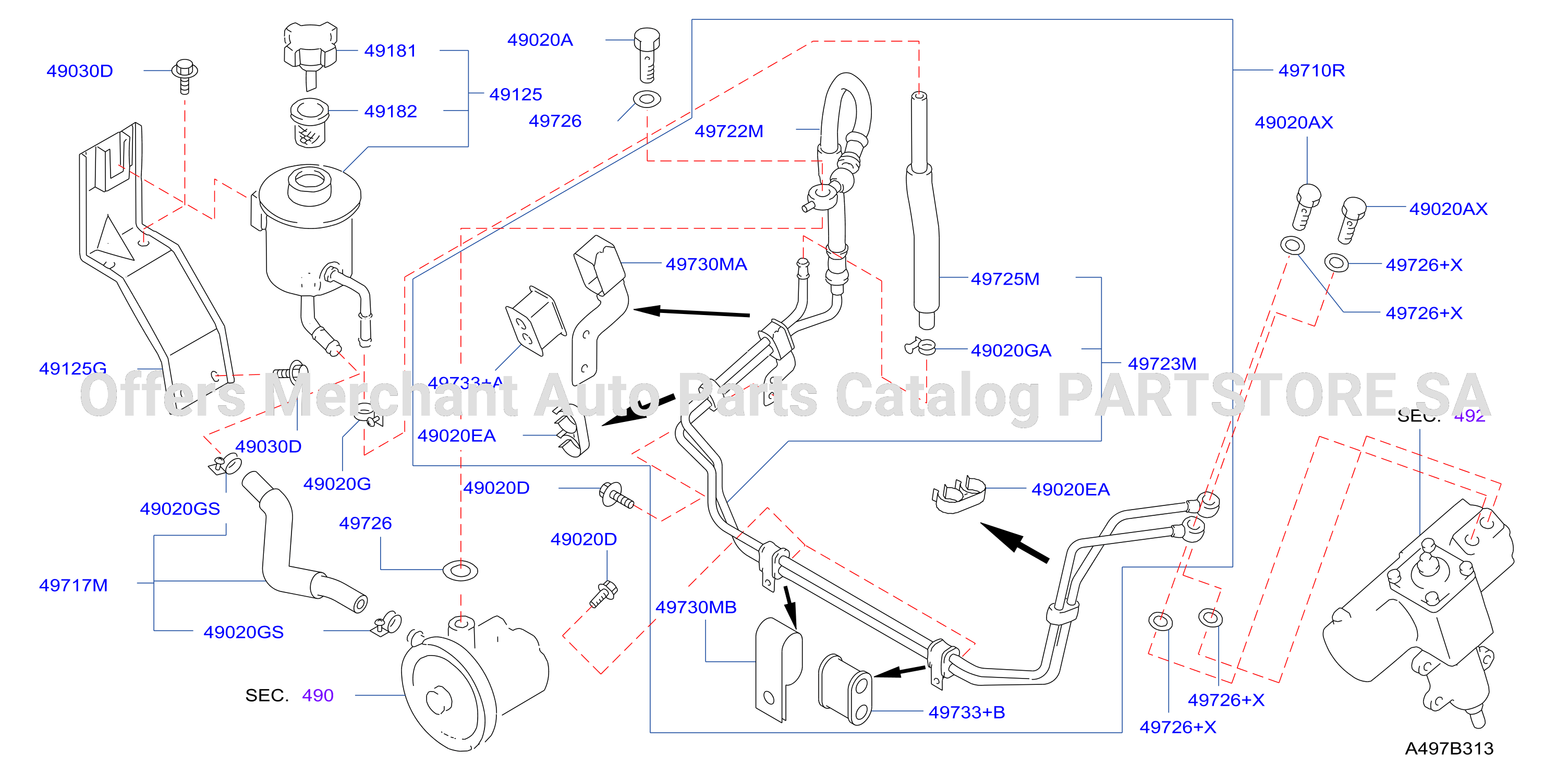 Power Steering Piping