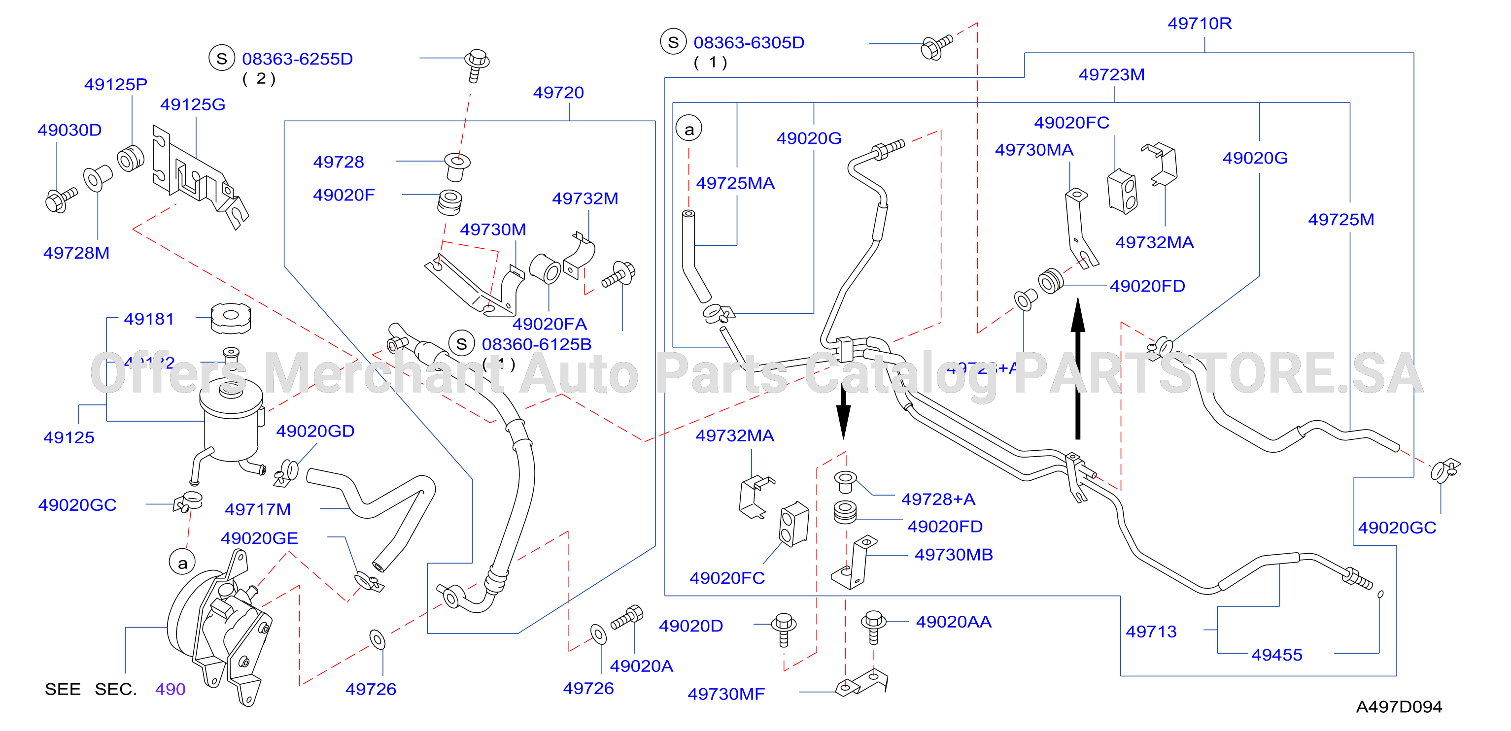 Power Steering Piping