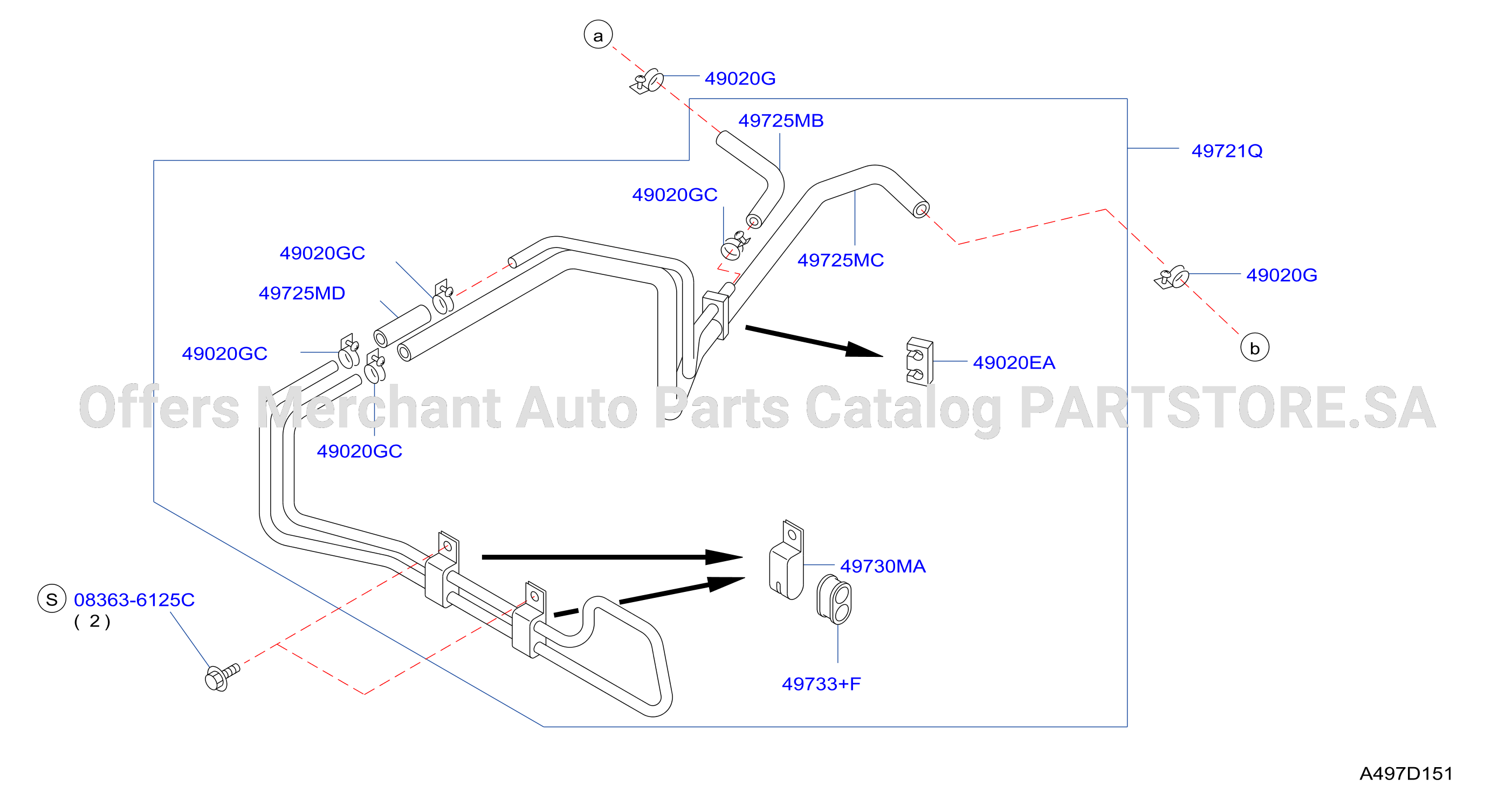 Power Steering Piping F / Power Steering Part 2