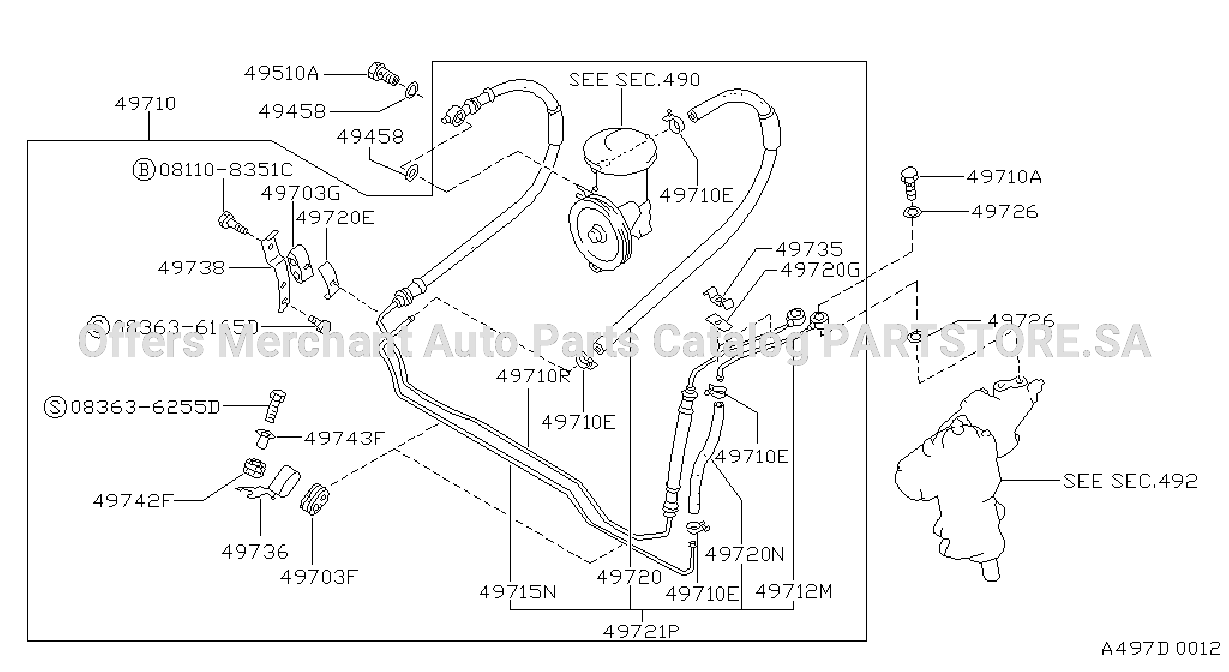 Power Steering Piping