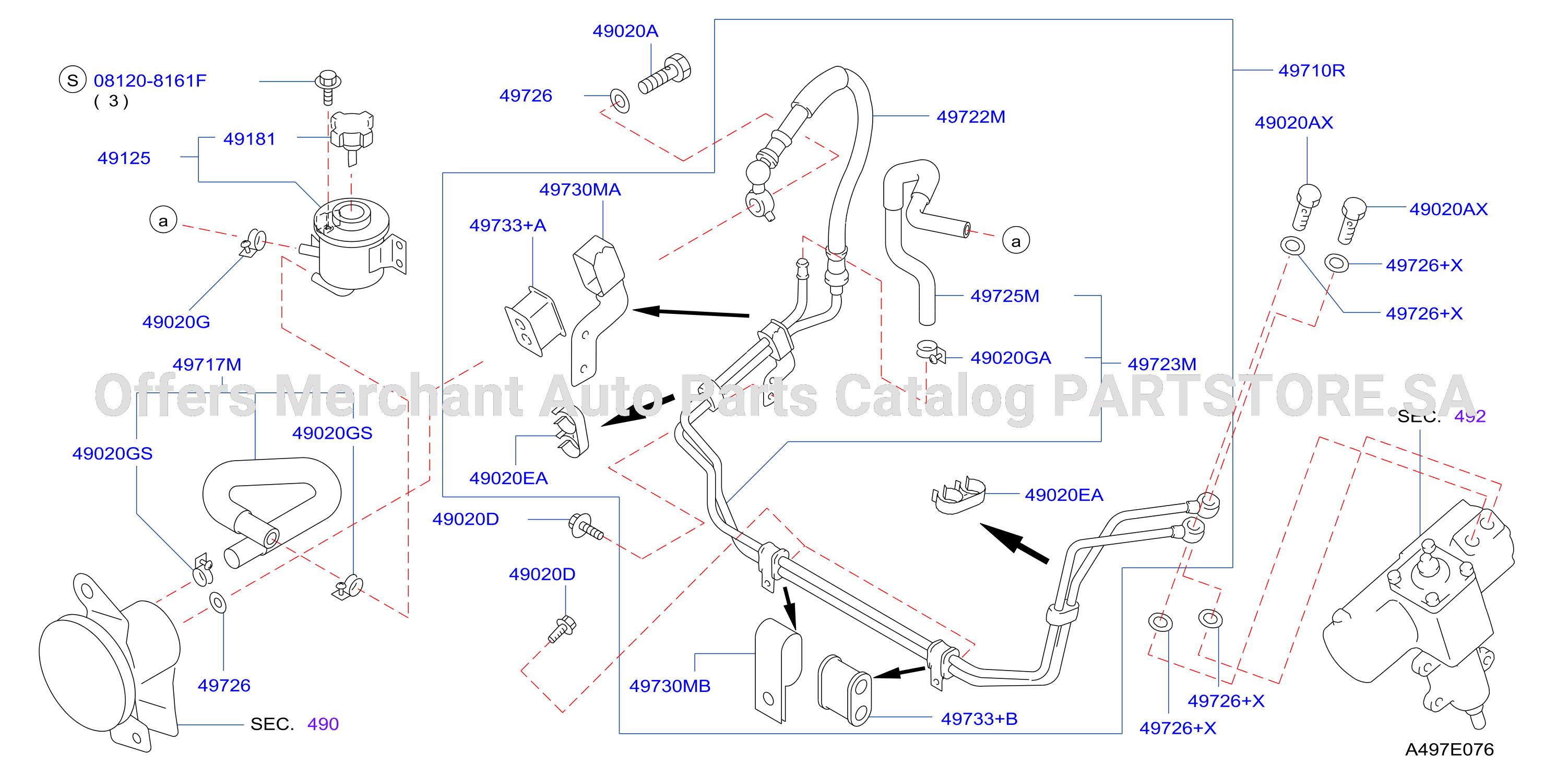 Power Steering Piping