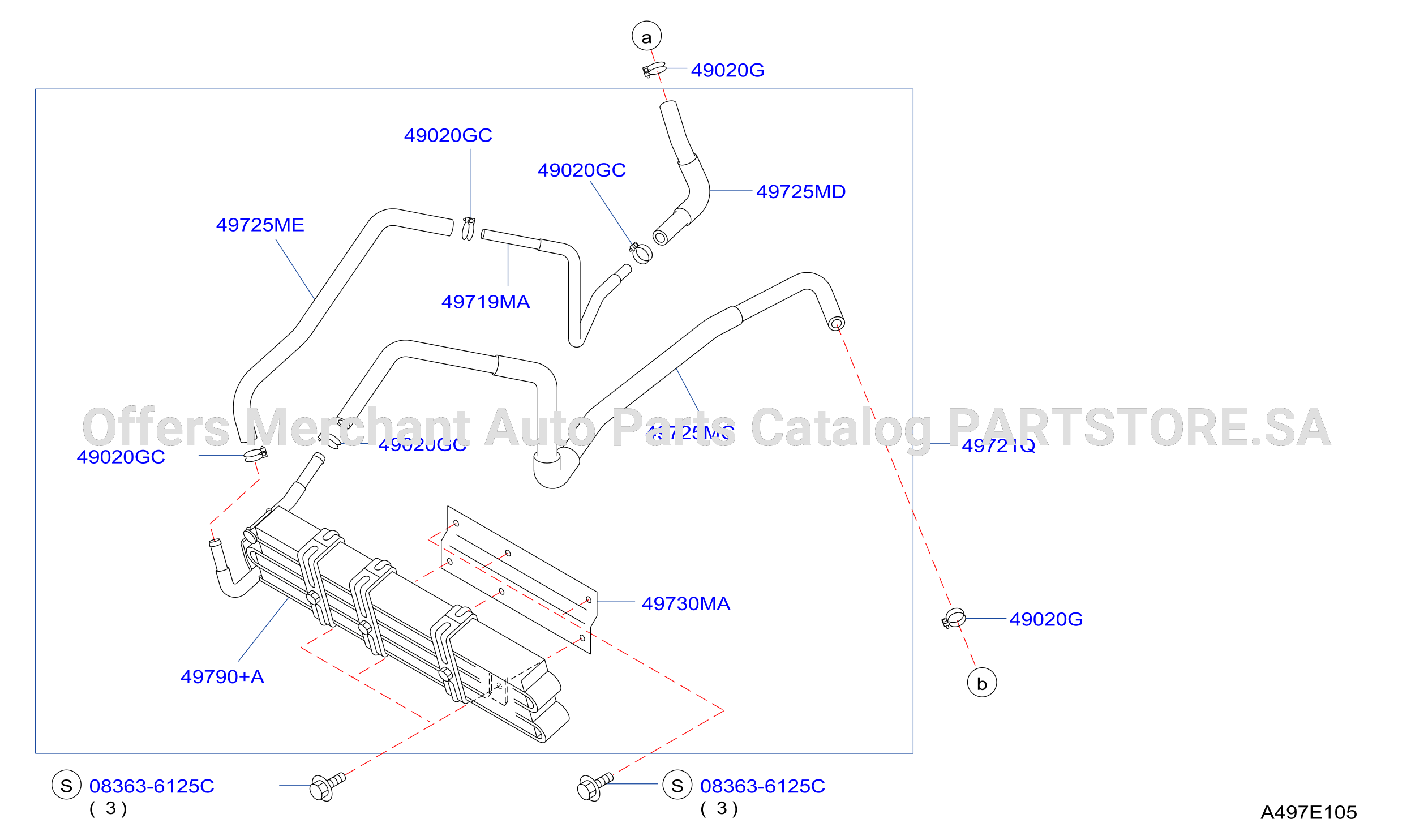 Power Steering Piping F / Power Steering Part 2