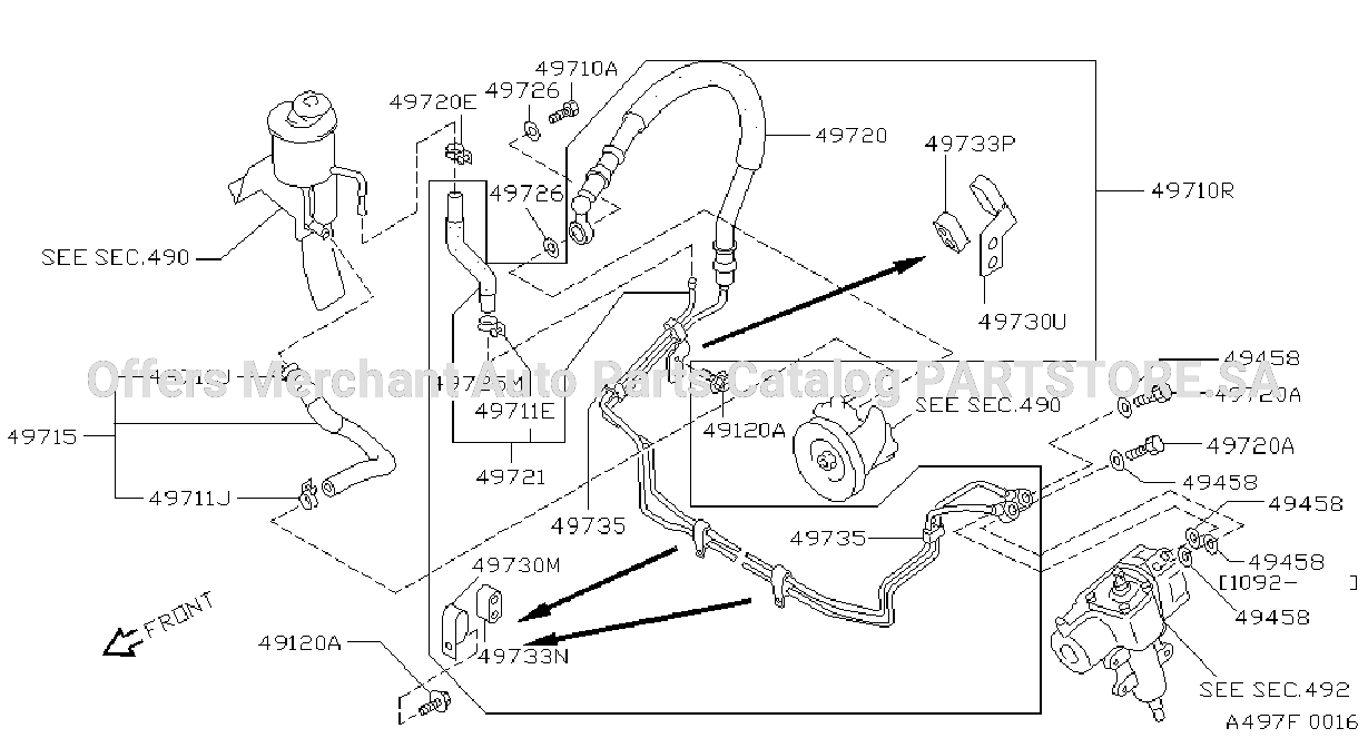 Power Steering Piping
