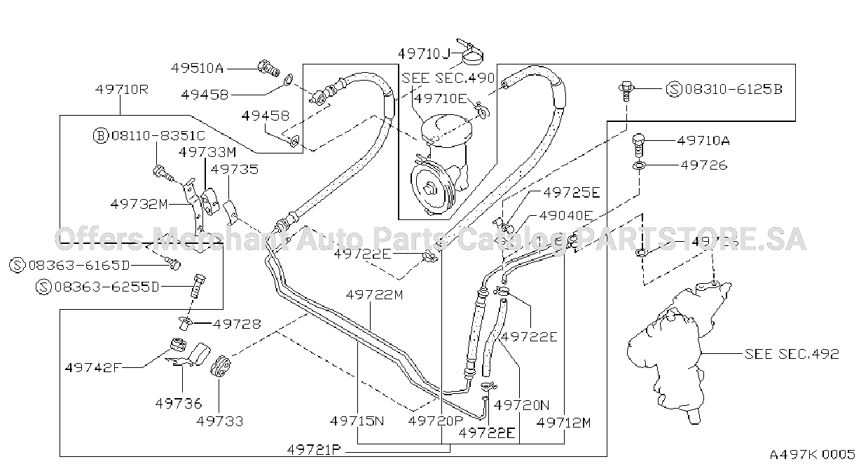 Power Steering Piping