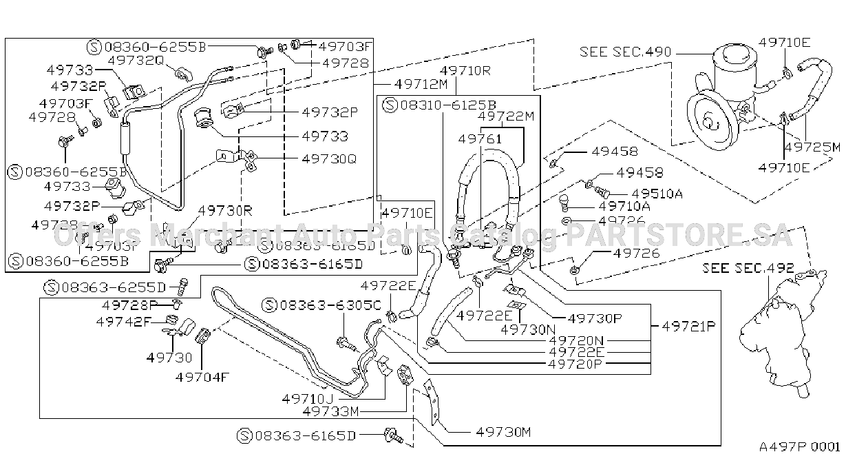 Power Steering Piping