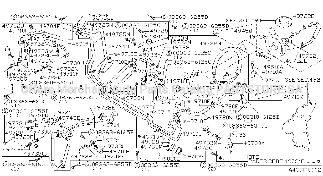 Power Steering Piping
