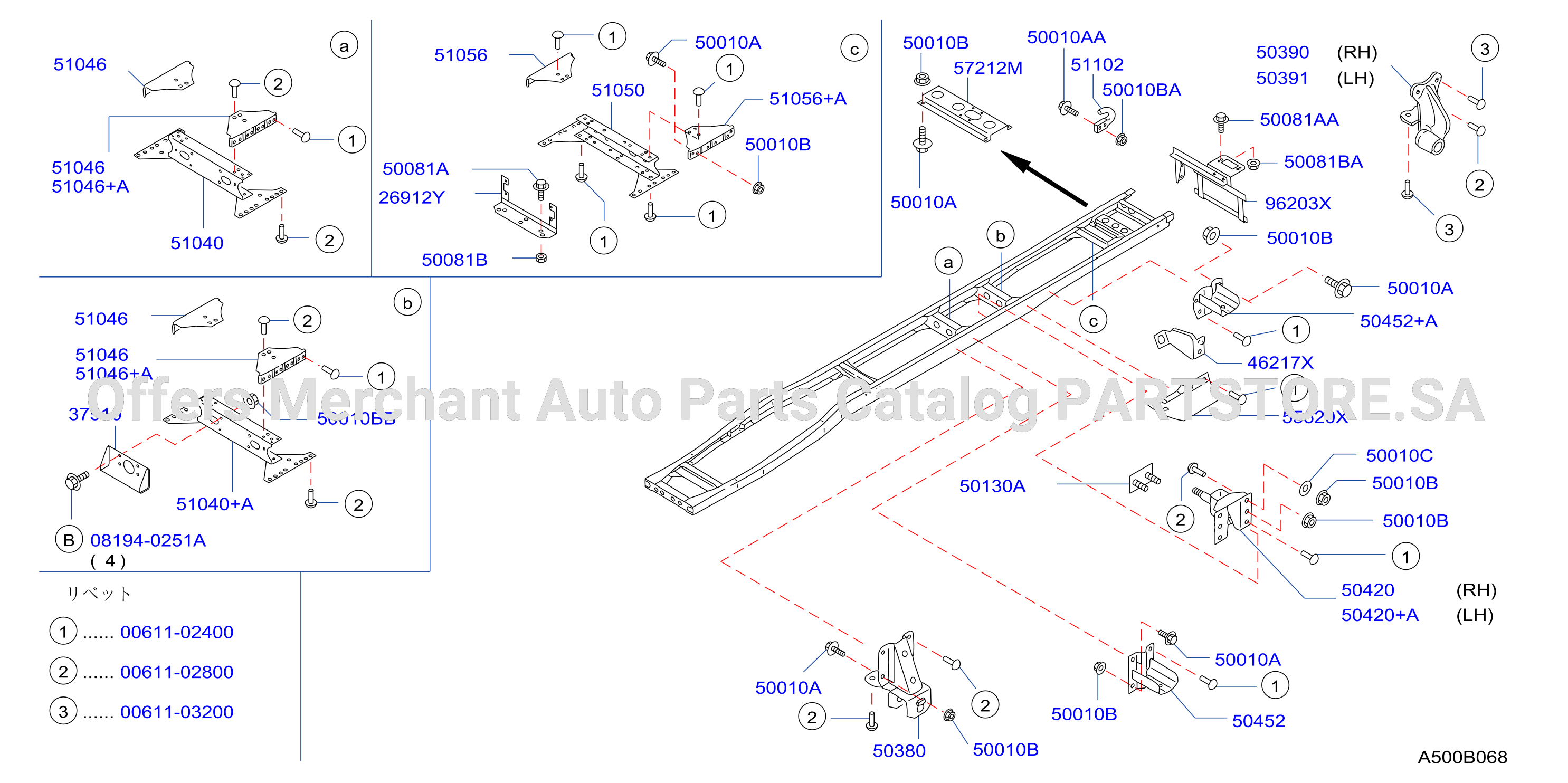 Frame Bracket Parts