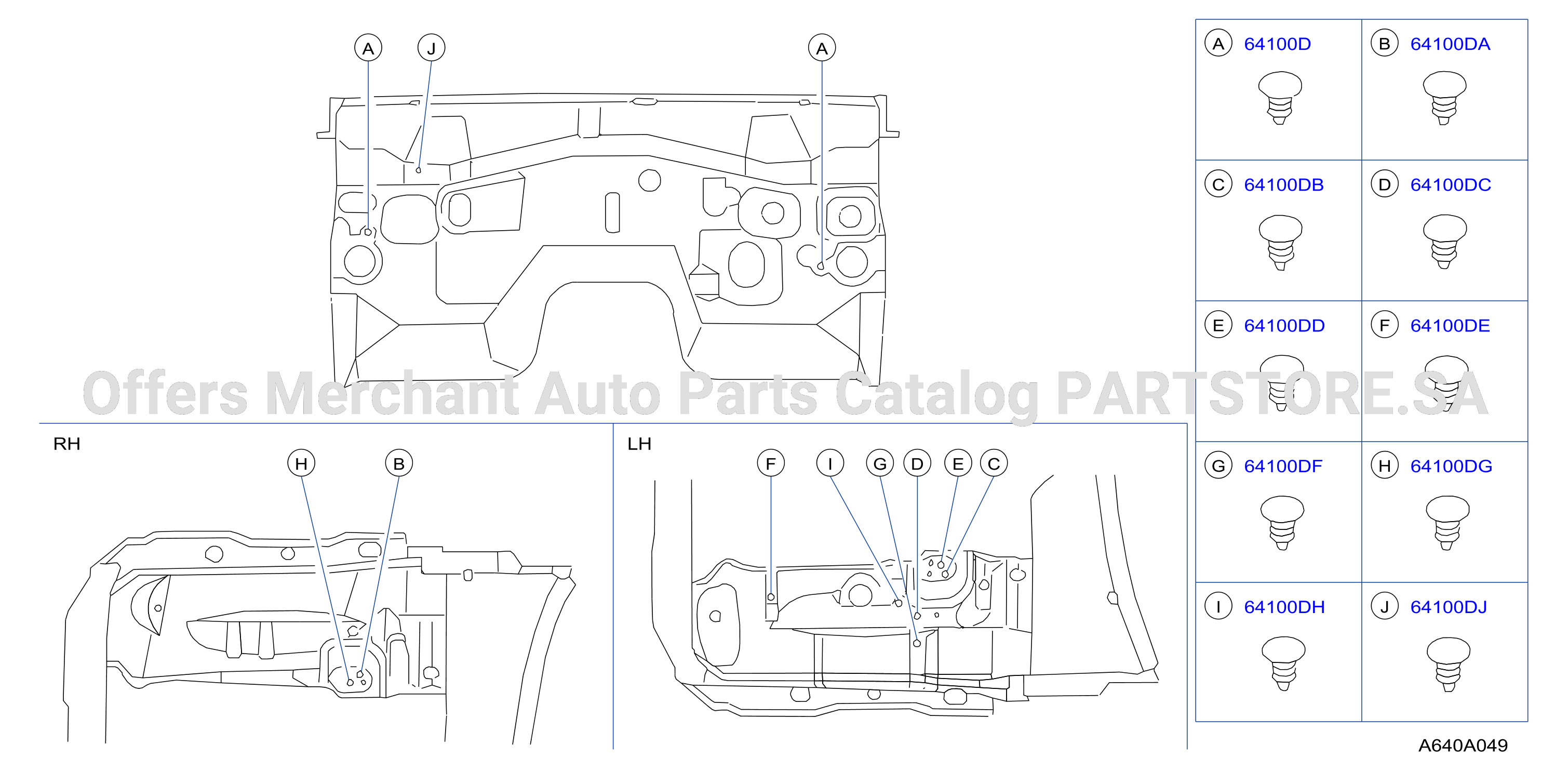 Hood Ledge Fitting Plug