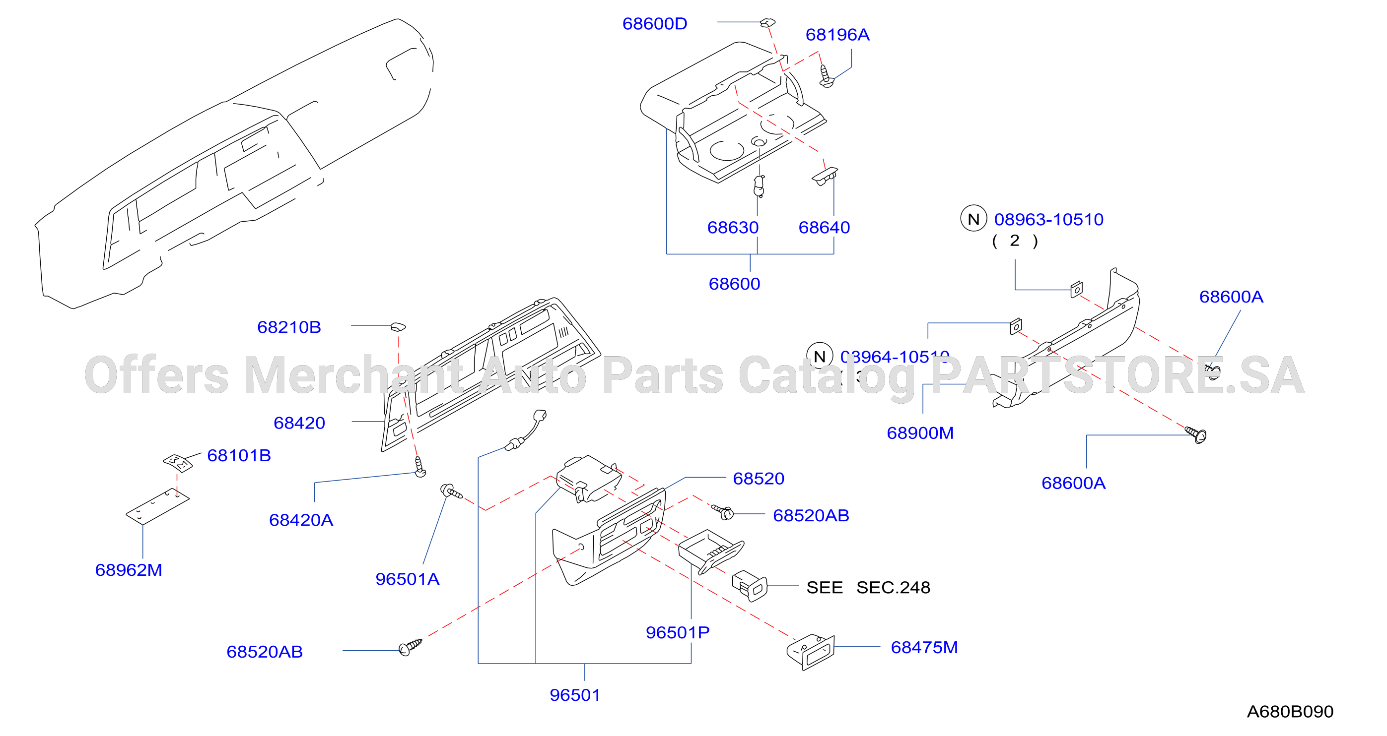 Instrument Panel Pad Cluster Lid Cluster Lid