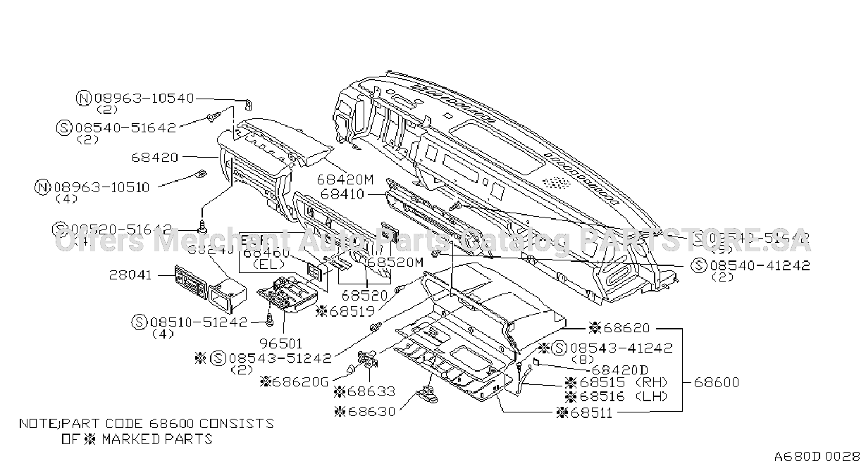 Instrument Panel Pad Cluster Lid
