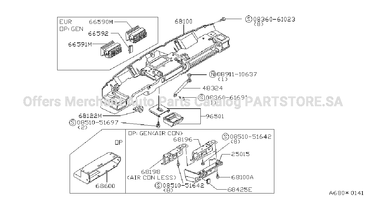 Instrument Panel Pad Cluster Lid Instrument Panel