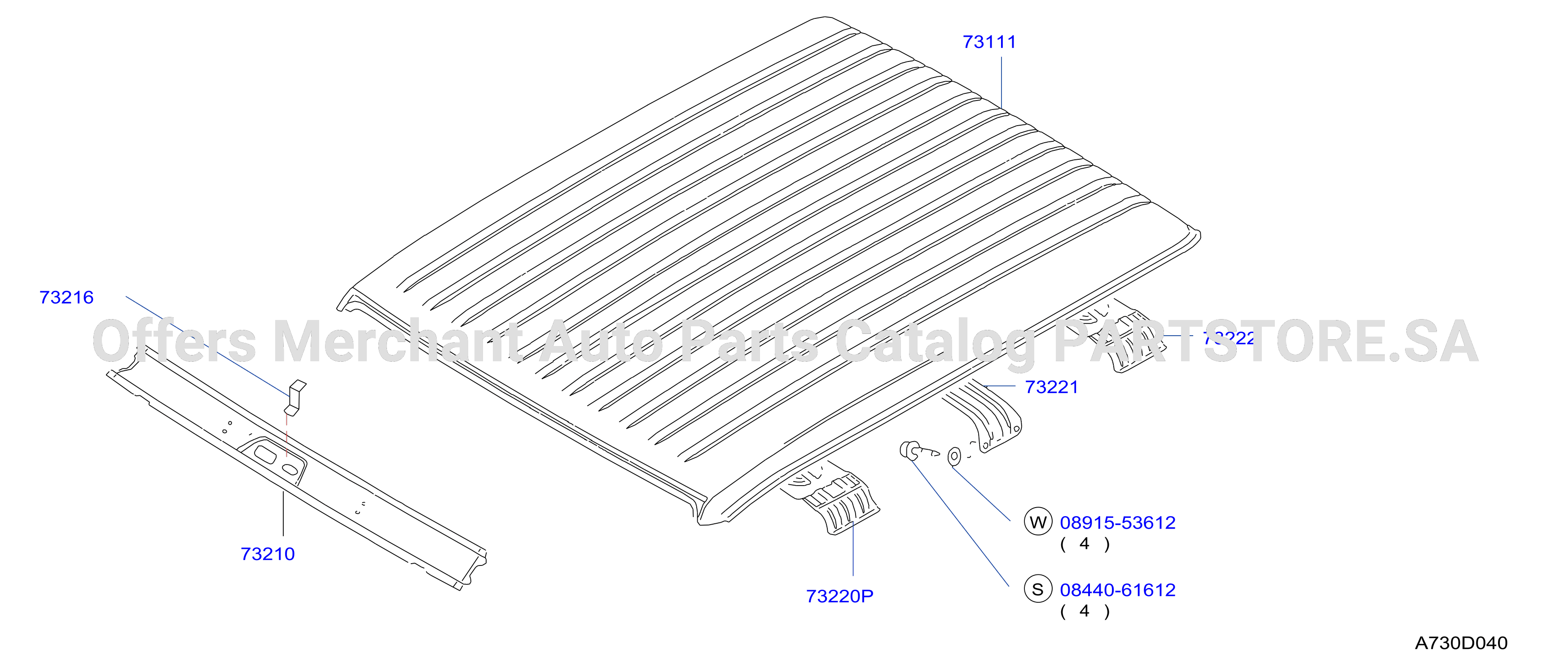 Roof Panel Fitting Std Roof