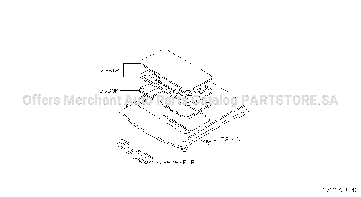 Sun Roof Parts No 1