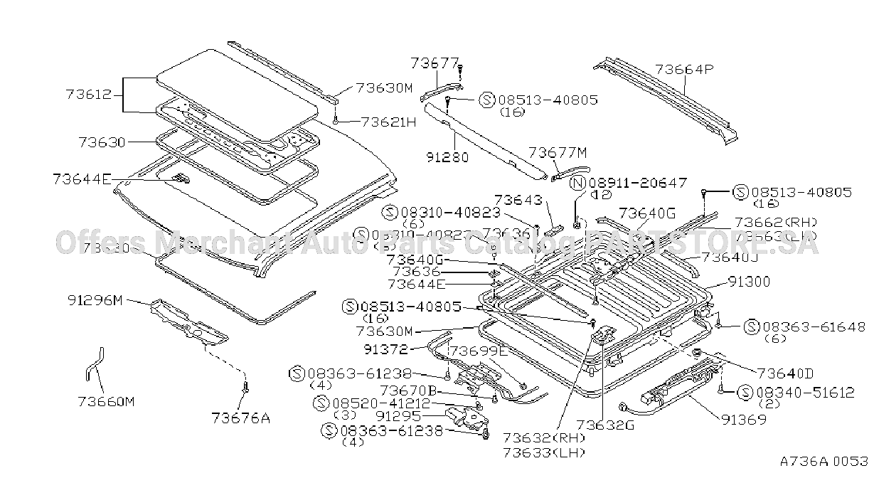 Sun Roof Parts