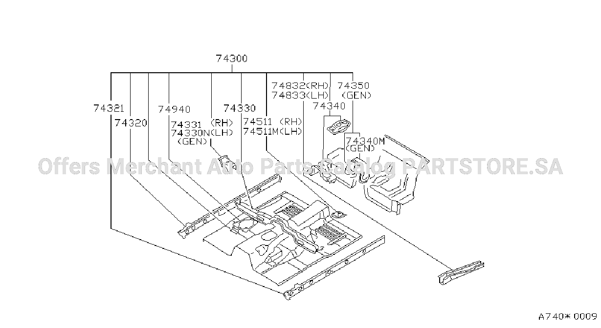 Floor Panel For Front