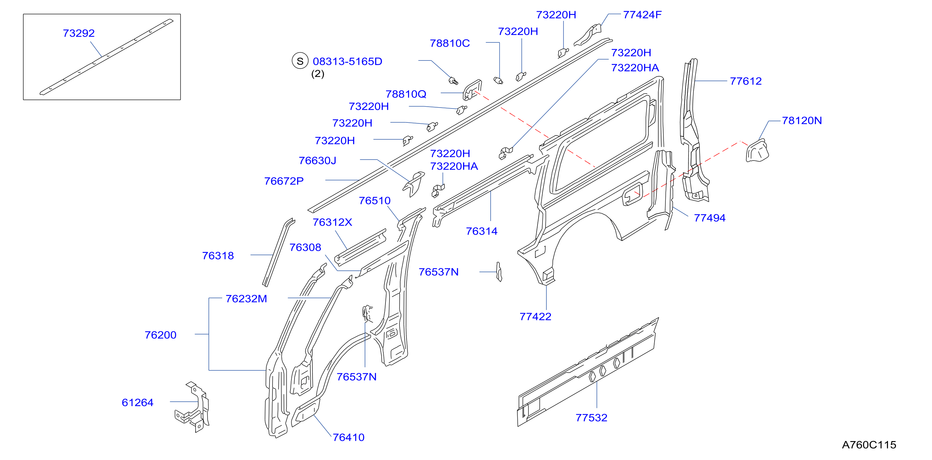 Body Side Panel Rh Outer