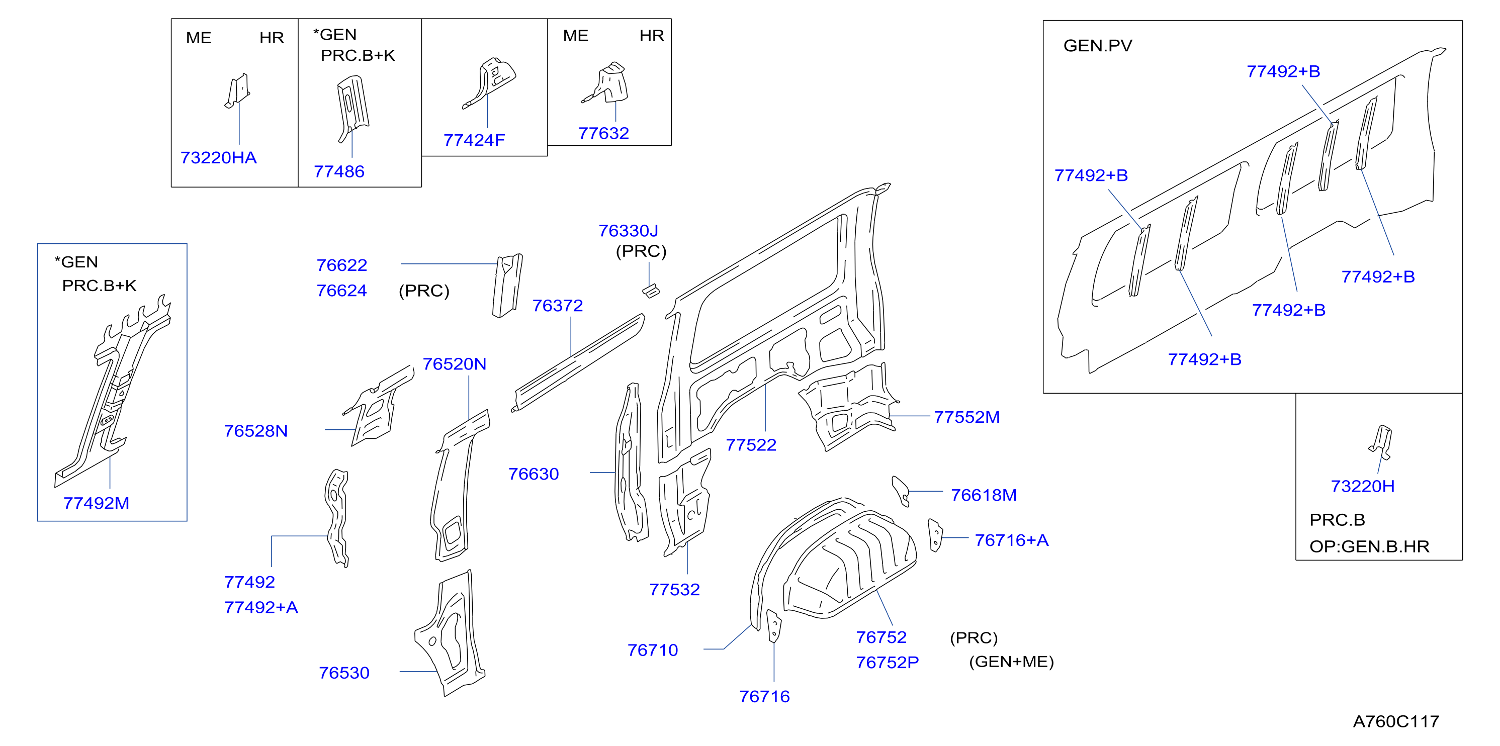 Body Side Panel Rh Inner