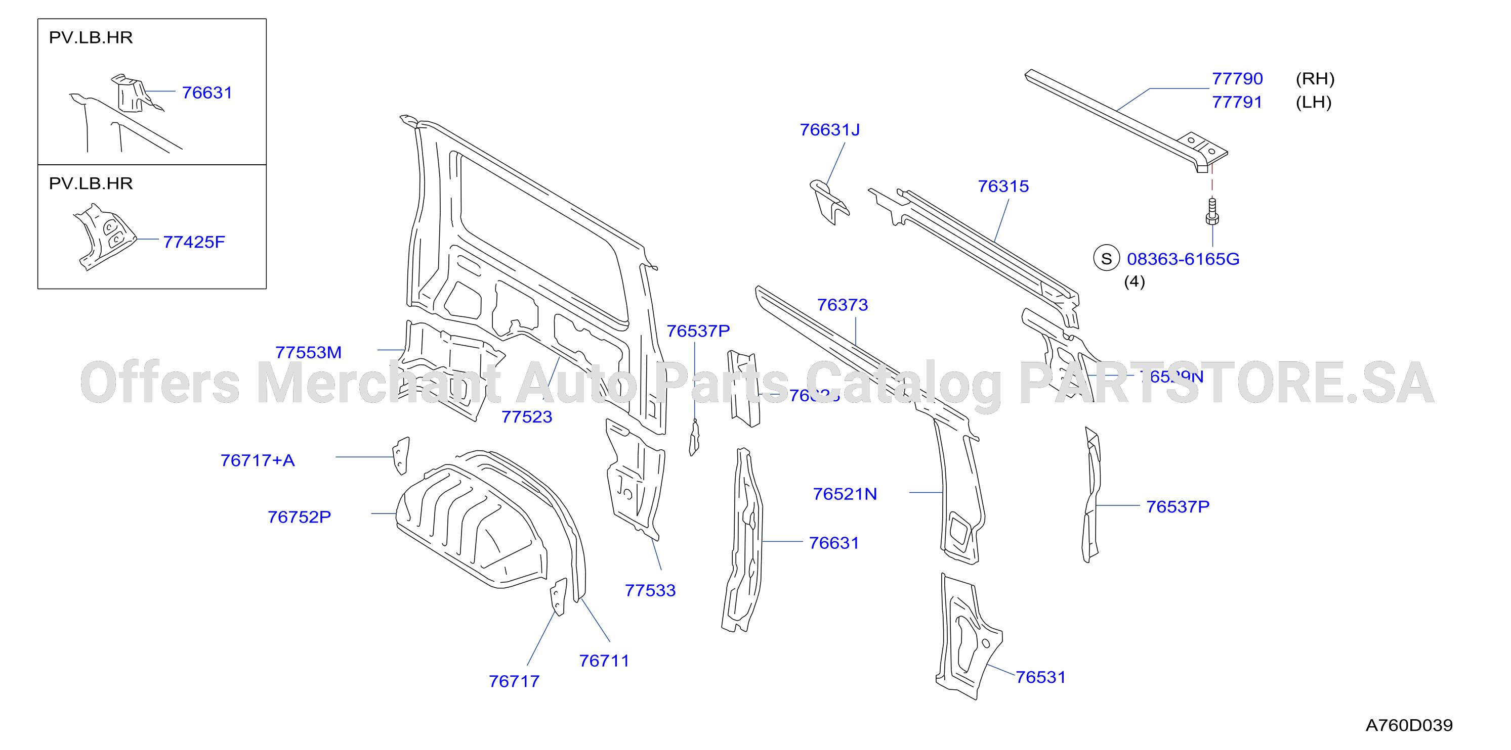 Body Side Panel Lh Inner
