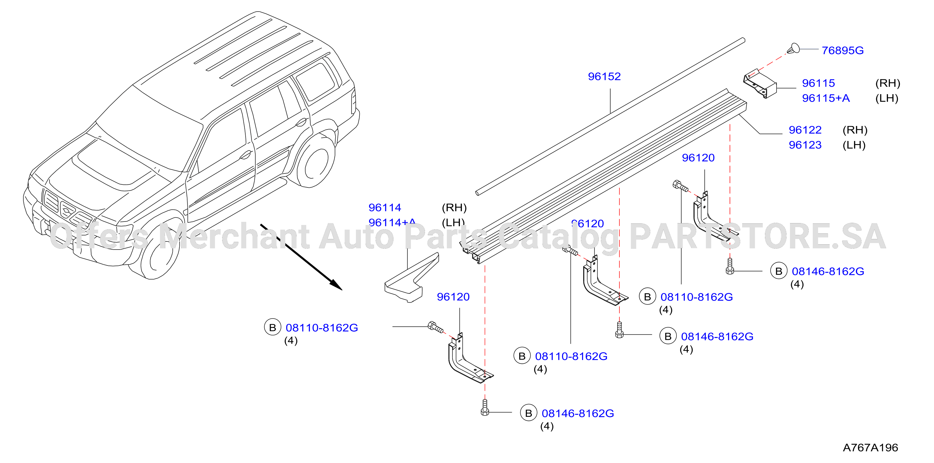 Body Side Fitting Mat Guard Side Protector