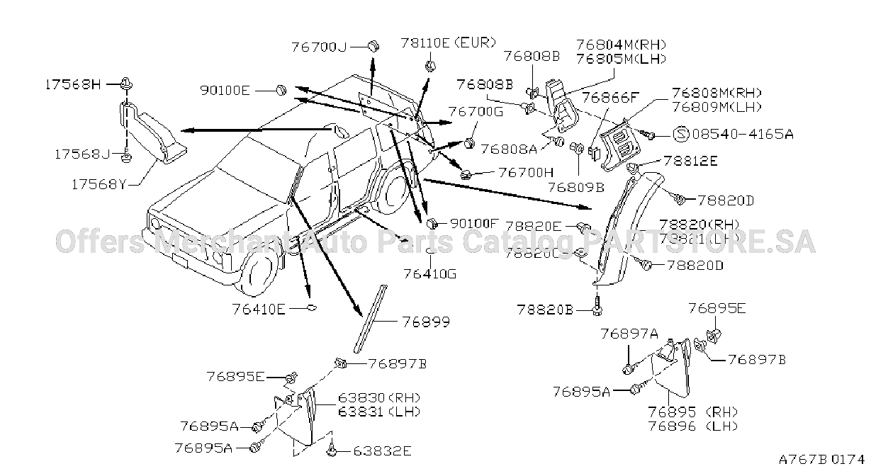 Body Side Fitting Mat Guard Other