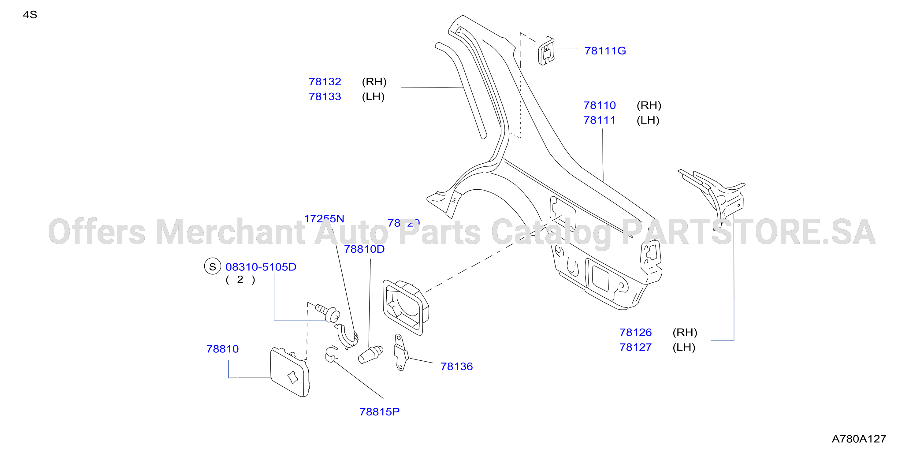 Rear Fender Fitting