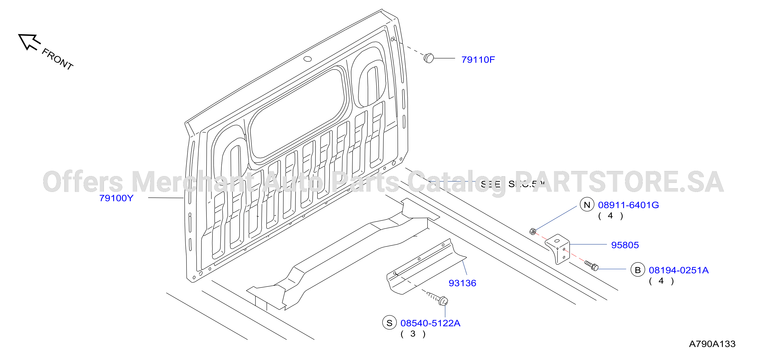 Rear Back Panel Fitting