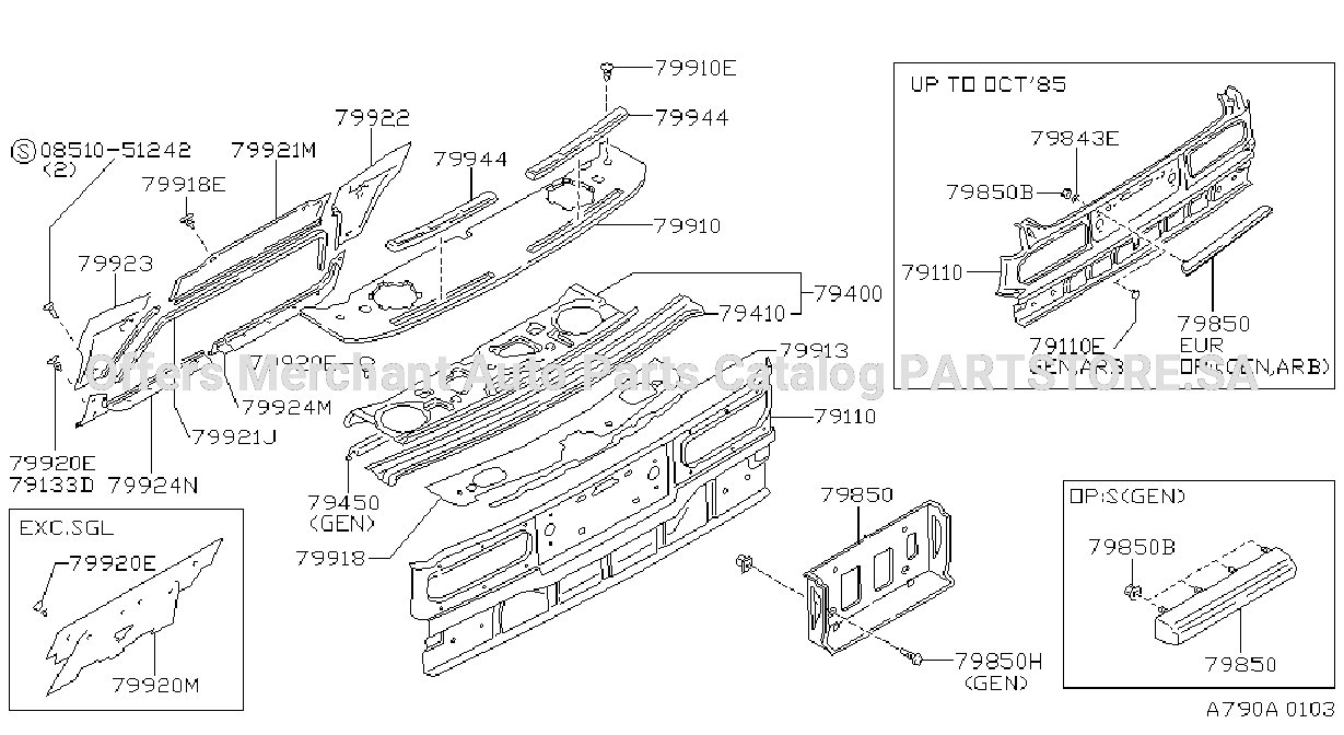 Rear Back Panel Fitting