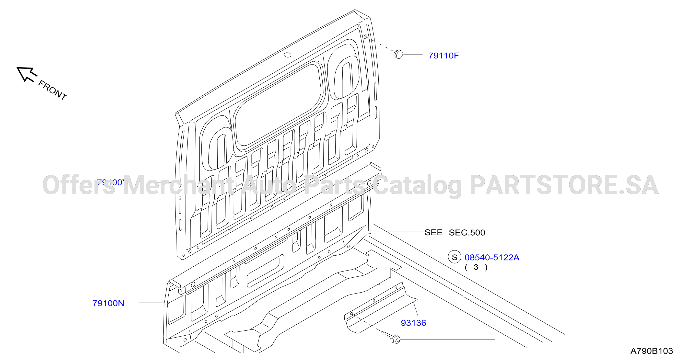 Rear Back Panel Fitting